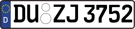 DU-ZJ3752