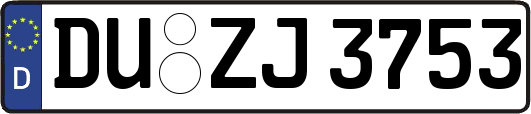 DU-ZJ3753