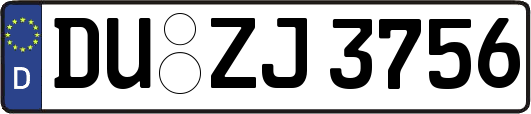 DU-ZJ3756