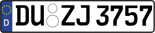 DU-ZJ3757