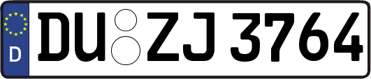 DU-ZJ3764