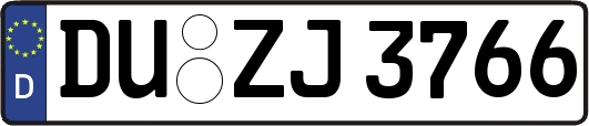 DU-ZJ3766