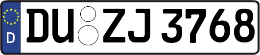DU-ZJ3768