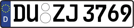 DU-ZJ3769