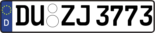DU-ZJ3773
