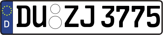 DU-ZJ3775