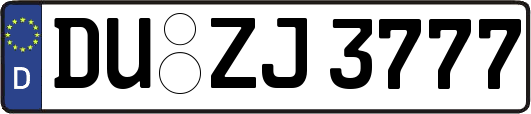 DU-ZJ3777