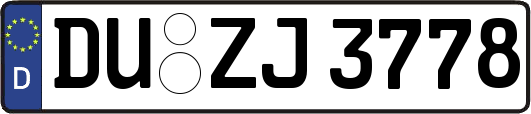 DU-ZJ3778