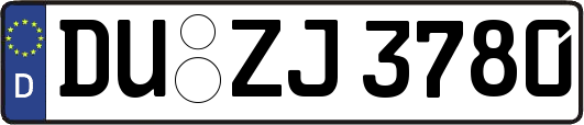 DU-ZJ3780