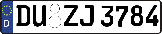 DU-ZJ3784