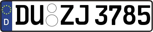 DU-ZJ3785