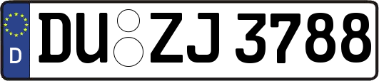 DU-ZJ3788