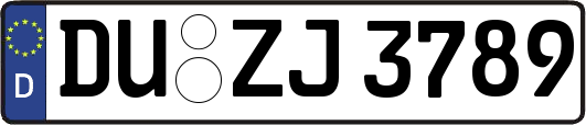 DU-ZJ3789