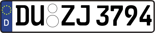 DU-ZJ3794