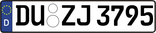 DU-ZJ3795