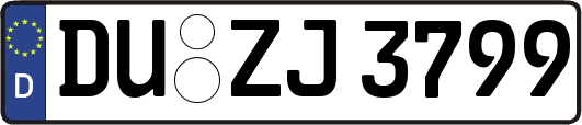 DU-ZJ3799