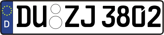 DU-ZJ3802