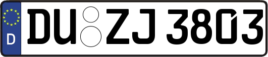 DU-ZJ3803
