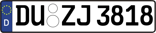 DU-ZJ3818