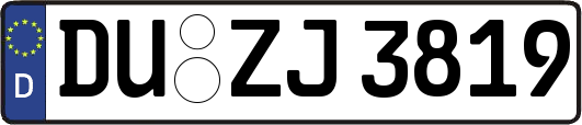 DU-ZJ3819