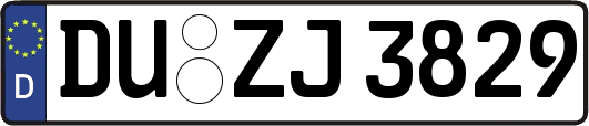 DU-ZJ3829