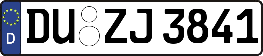 DU-ZJ3841