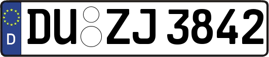 DU-ZJ3842