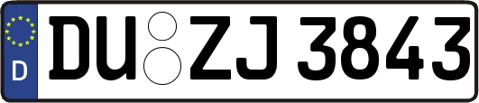 DU-ZJ3843