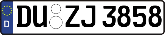 DU-ZJ3858