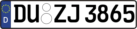 DU-ZJ3865