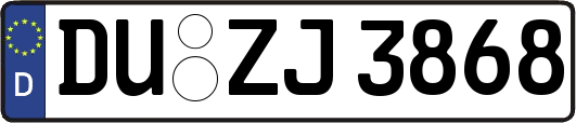 DU-ZJ3868