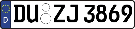DU-ZJ3869