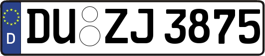 DU-ZJ3875