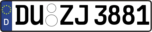 DU-ZJ3881