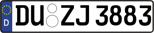 DU-ZJ3883