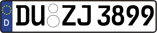 DU-ZJ3899