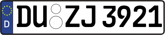 DU-ZJ3921
