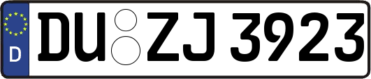 DU-ZJ3923