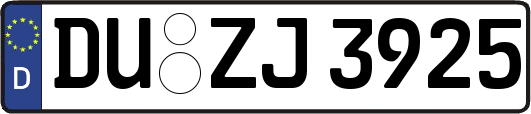 DU-ZJ3925