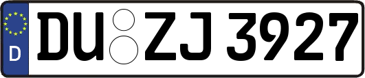 DU-ZJ3927