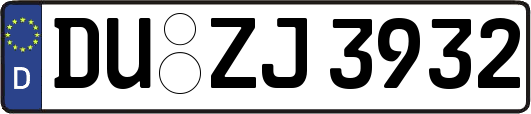 DU-ZJ3932