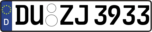 DU-ZJ3933