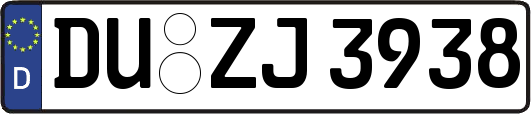 DU-ZJ3938