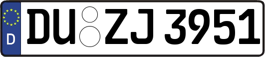 DU-ZJ3951