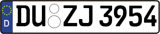 DU-ZJ3954