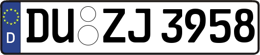 DU-ZJ3958