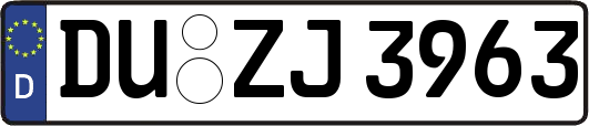 DU-ZJ3963