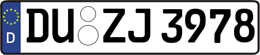 DU-ZJ3978