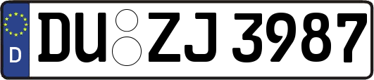 DU-ZJ3987