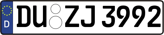 DU-ZJ3992